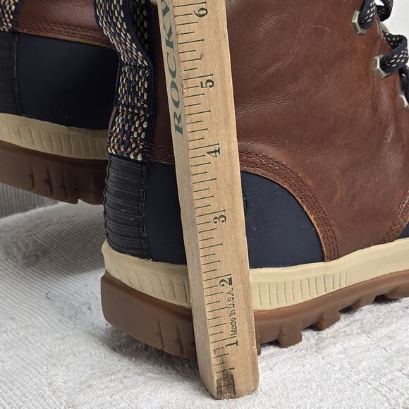 TIMBERLAND MT Hayes Womens Brown 8.5 Waterproof Leather Chukka Boots A1631 Hike - Picture 9 of 10